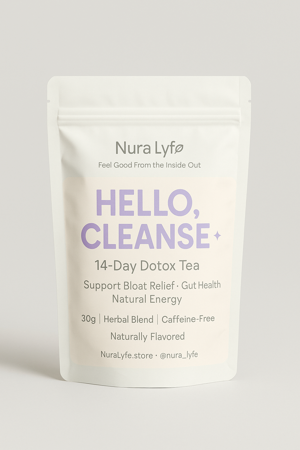 Hello Cleanse-Nura Lyfe 14 Day Cleanse Tea