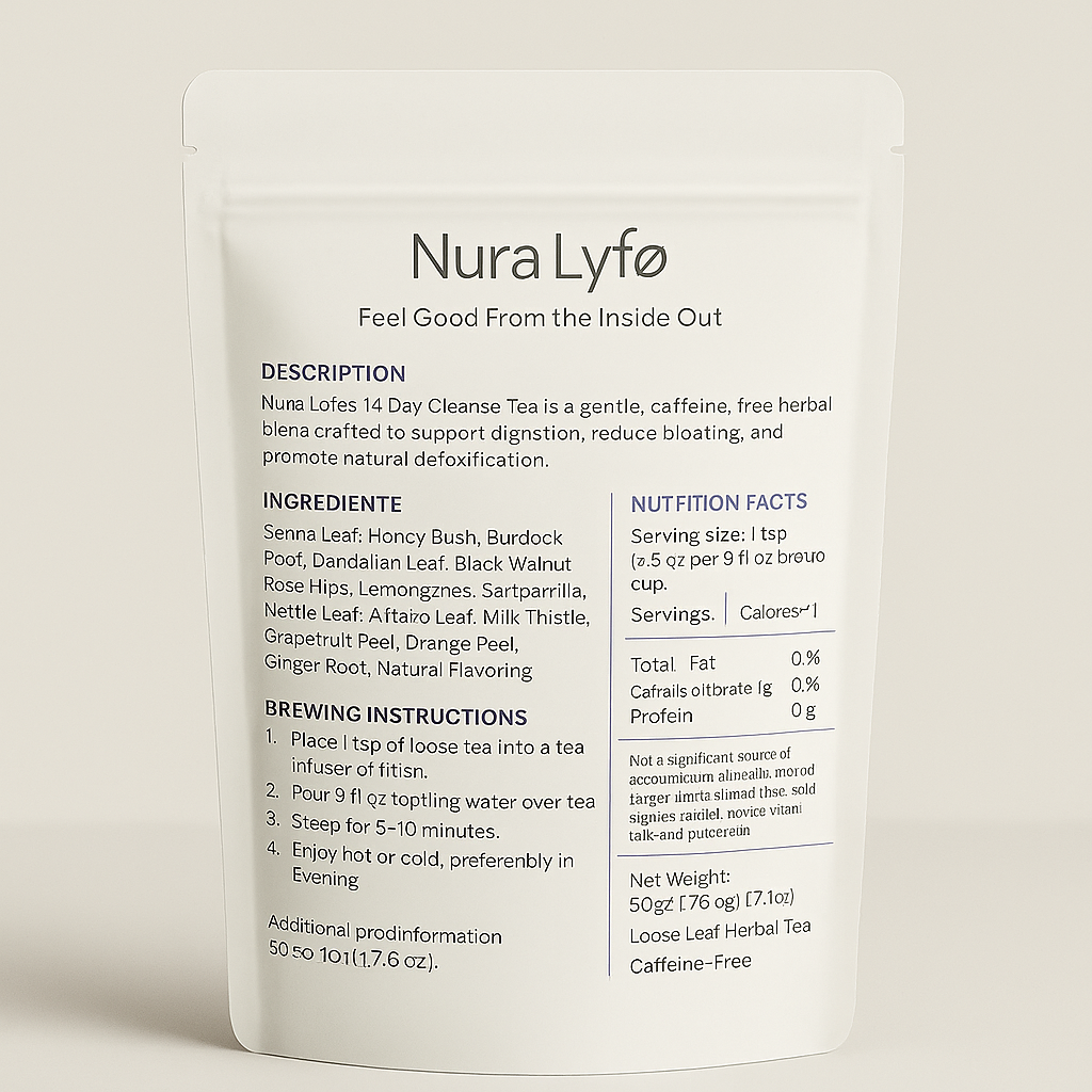 Hello Cleanse-Nura Lyfe 14 Day Cleanse Tea