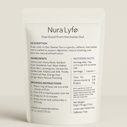 Hello Cleanse-Nura Lyfe 14 Day Cleanse Tea