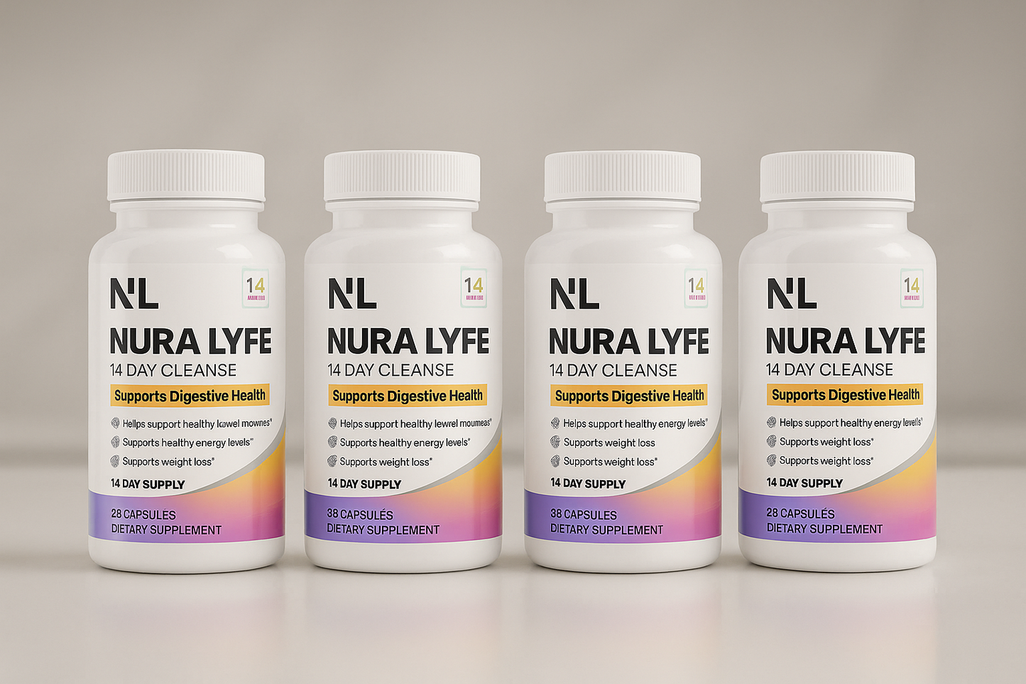3. Nura Lyfe 14 Day Cleanse 4 Pack